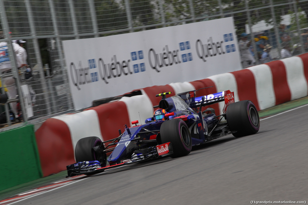 GP CANADA, 09.06.2017- Prove Libere 2, Carlos Sainz Jr (ESP) Scuderia Toro Rosso STR12