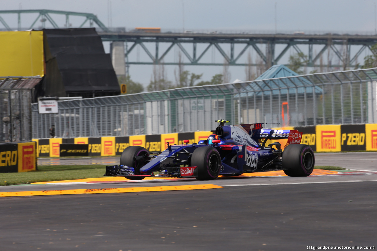 GP CANADA, 09.06.2017- Prove Libere 2, Carlos Sainz Jr (ESP) Scuderia Toro Rosso STR12