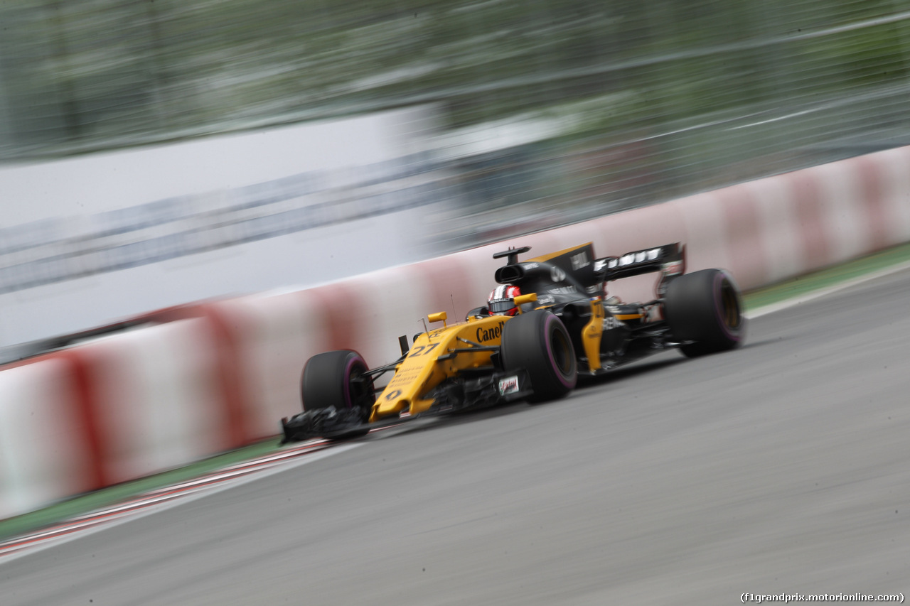 GP CANADA, 09.06.2017- Prove Libere 2, Nico Hulkenberg (GER) Renault Sport F1 Team RS17