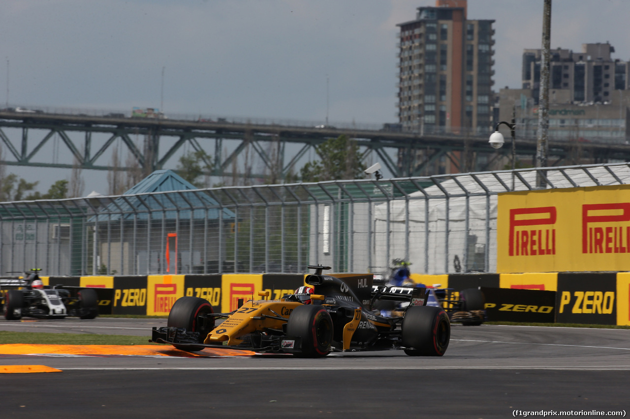 GP CANADA, 09.06.2017- Prove Libere 2, Nico Hulkenberg (GER) Renault Sport F1 Team RS17