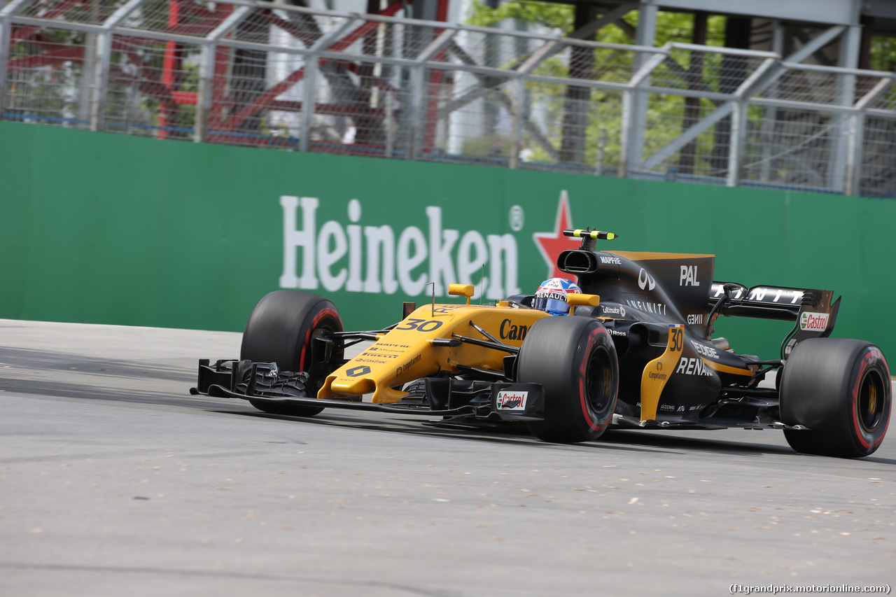 GP CANADA, 09.06.2017- Prove Libere 2, Jolyon Palmer (GBR) Renault Sport F1 Team RS17