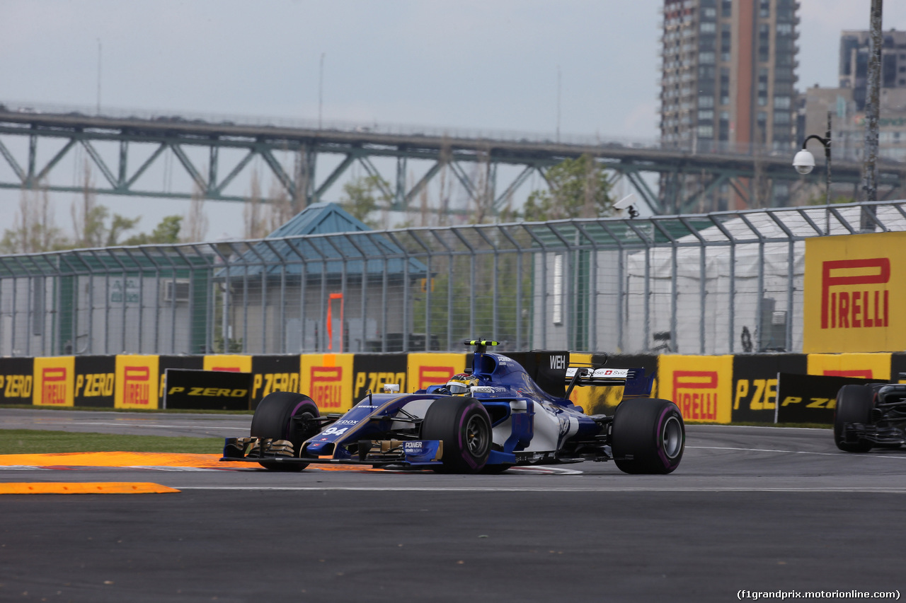 GP CANADA, 09.06.2017- Prove Libere 2, Pascal Wehrlein (GER) Sauber C36