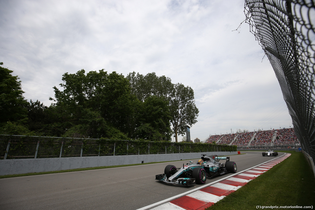 GP CANADA, 09.06.2017- Prove Libere 2, Lewis Hamilton (GBR) Mercedes AMG F1 W08