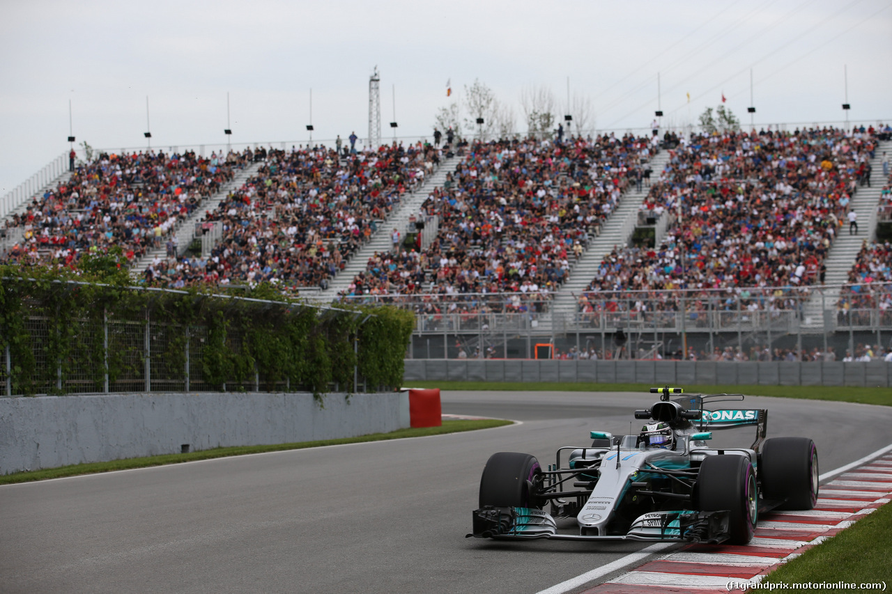 GP CANADA, 09.06.2017- Prove Libere 2, Valtteri Bottas (FIN) Mercedes AMG F1 W08