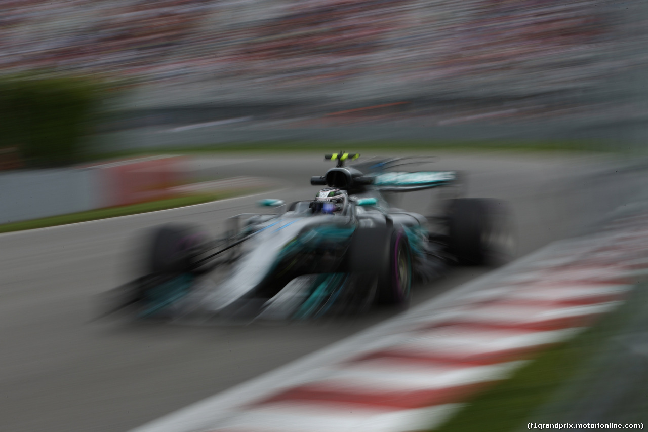 GP CANADA, 09.06.2017- Prove Libere 2, Valtteri Bottas (FIN) Mercedes AMG F1 W08