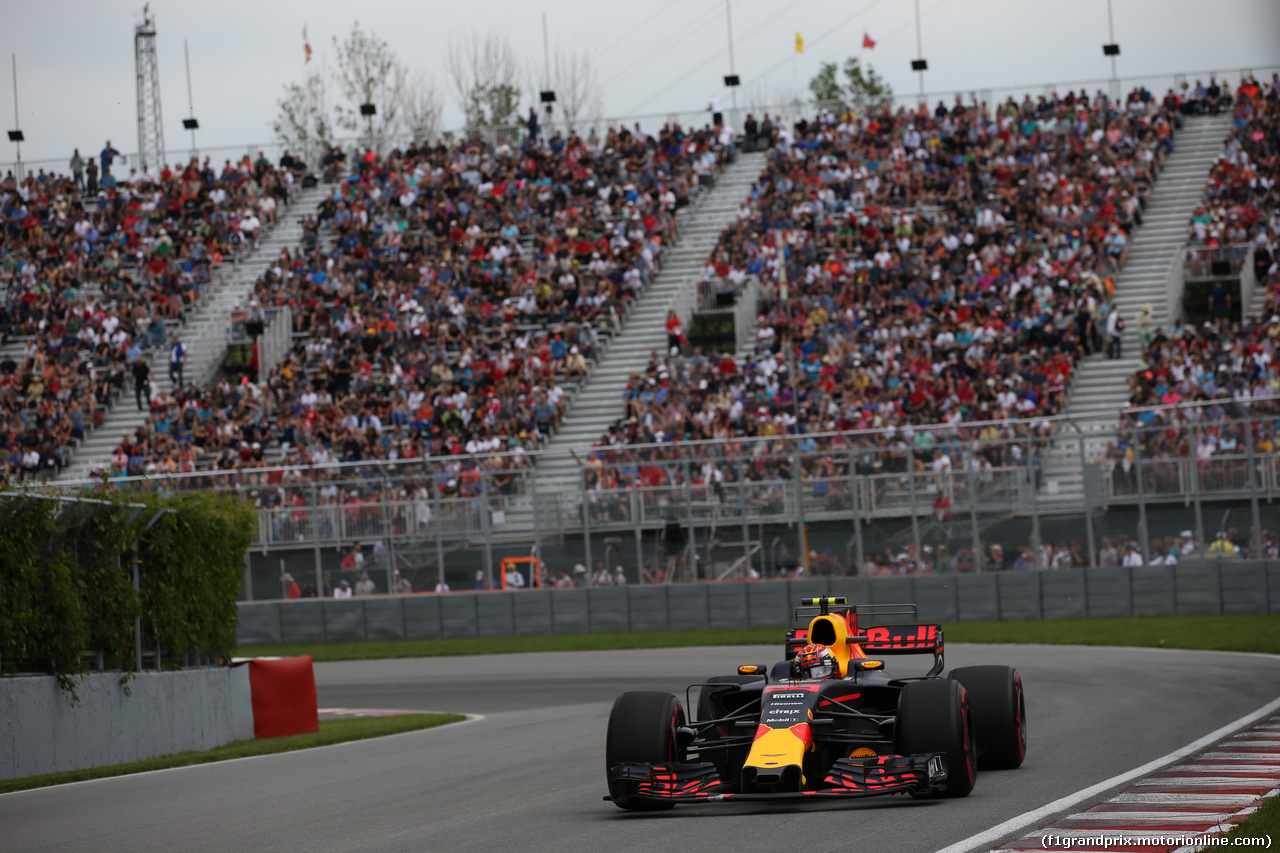 GP CANADA, 09.06.2017- Prove Libere 2, Max Verstappen (NED) Red Bull Racing RB13