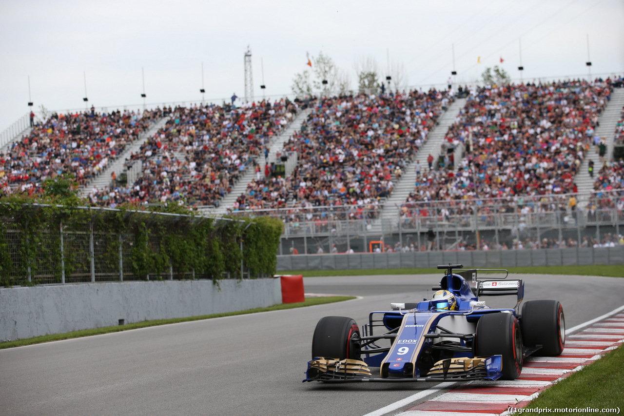 GP CANADA, 09.06.2017- Prove Libere 2, Marcus Ericsson (SUE) Sauber C36