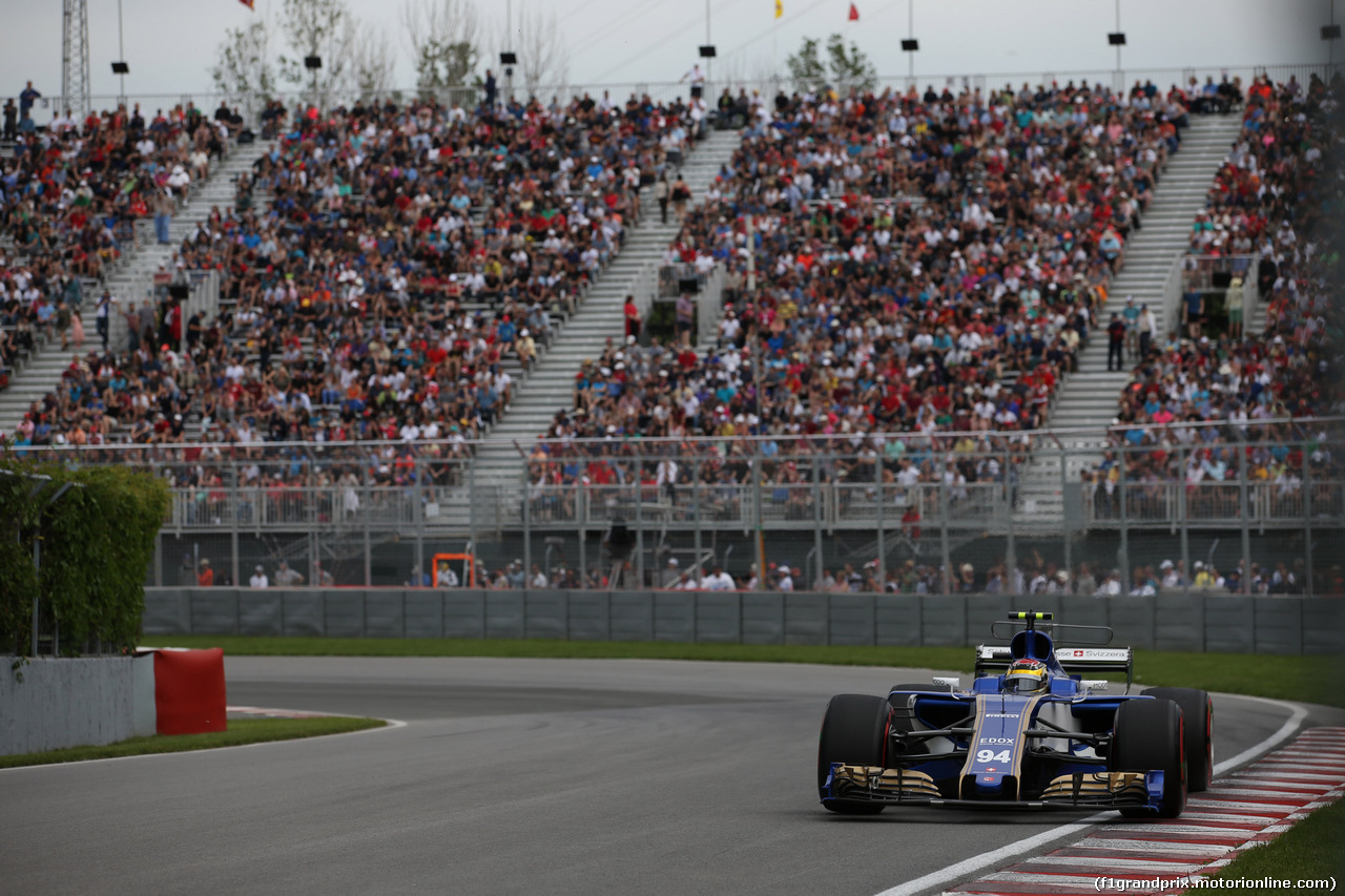 GP CANADA, 09.06.2017- Prove Libere 2, Pascal Wehrlein (GER) Sauber C36