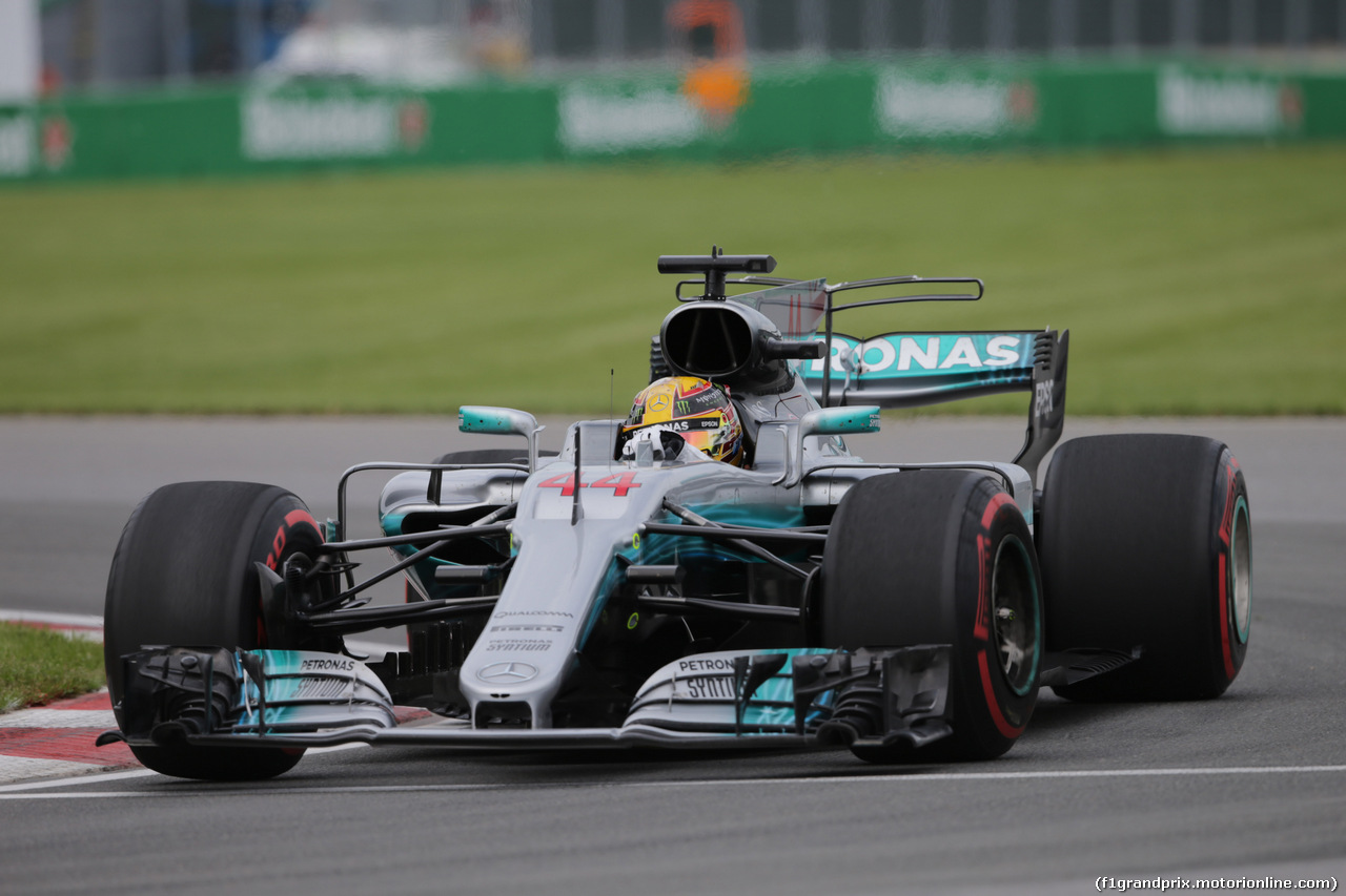 GP CANADA, 09.06.2017- Prove Libere 2, Lewis Hamilton (GBR) Mercedes AMG F1 W08