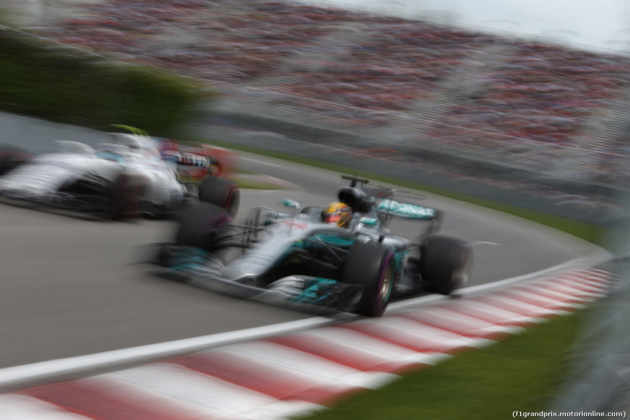 GP CANADA, 09.06.2017- Prove Libere 2, Lewis Hamilton (GBR) Mercedes AMG F1 W08