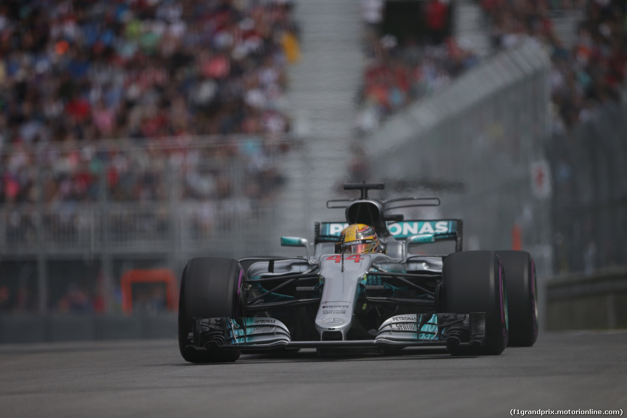 GP CANADA, 09.06.2017- Prove Libere 2, Lewis Hamilton (GBR) Mercedes AMG F1 W08