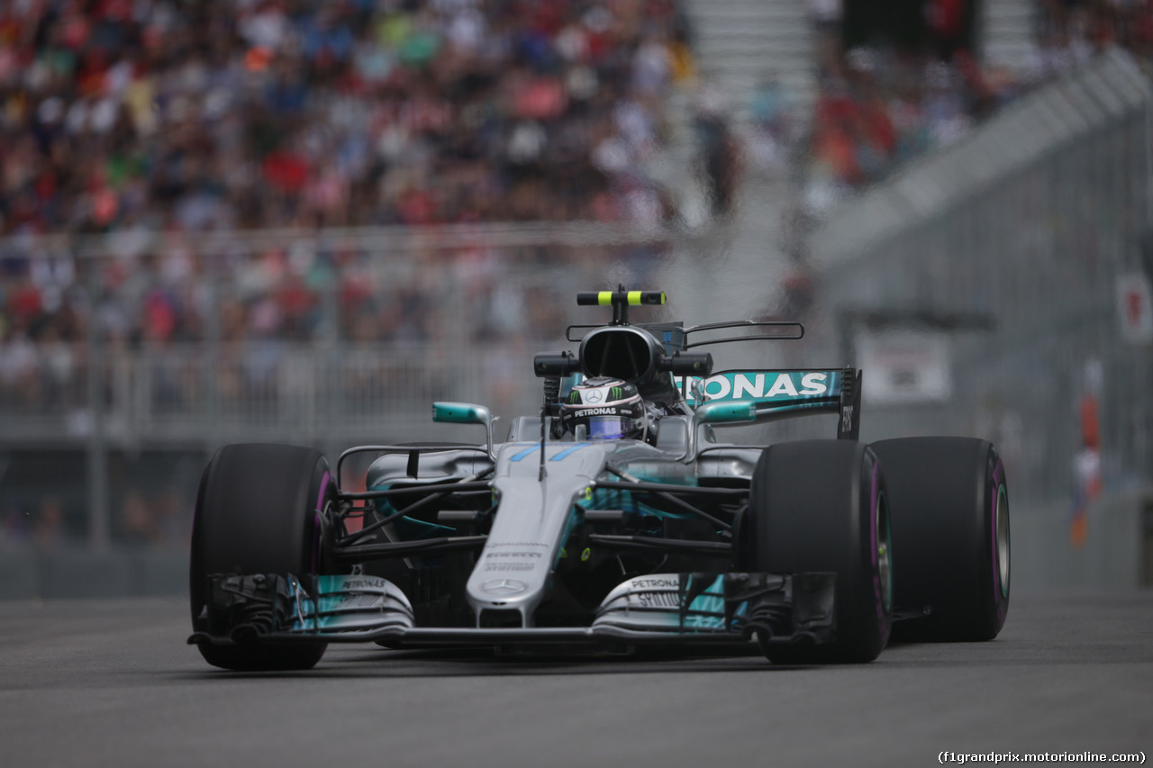 GP CANADA, 09.06.2017- Prove Libere 2, Valtteri Bottas (FIN) Mercedes AMG F1 W08