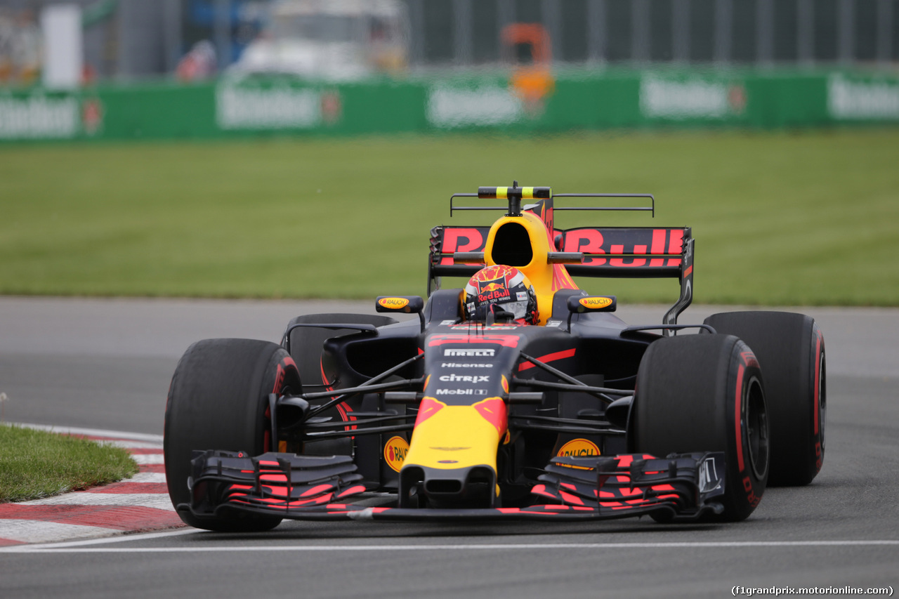 GP CANADA, 09.06.2017- Prove Libere 2, Max Verstappen (NED) Red Bull Racing RB13