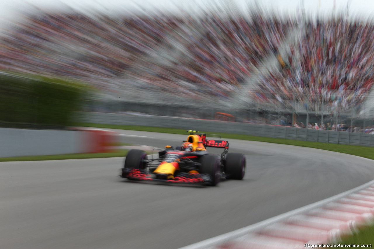 GP CANADA, 09.06.2017- Prove Libere 2, Max Verstappen (NED) Red Bull Racing RB13