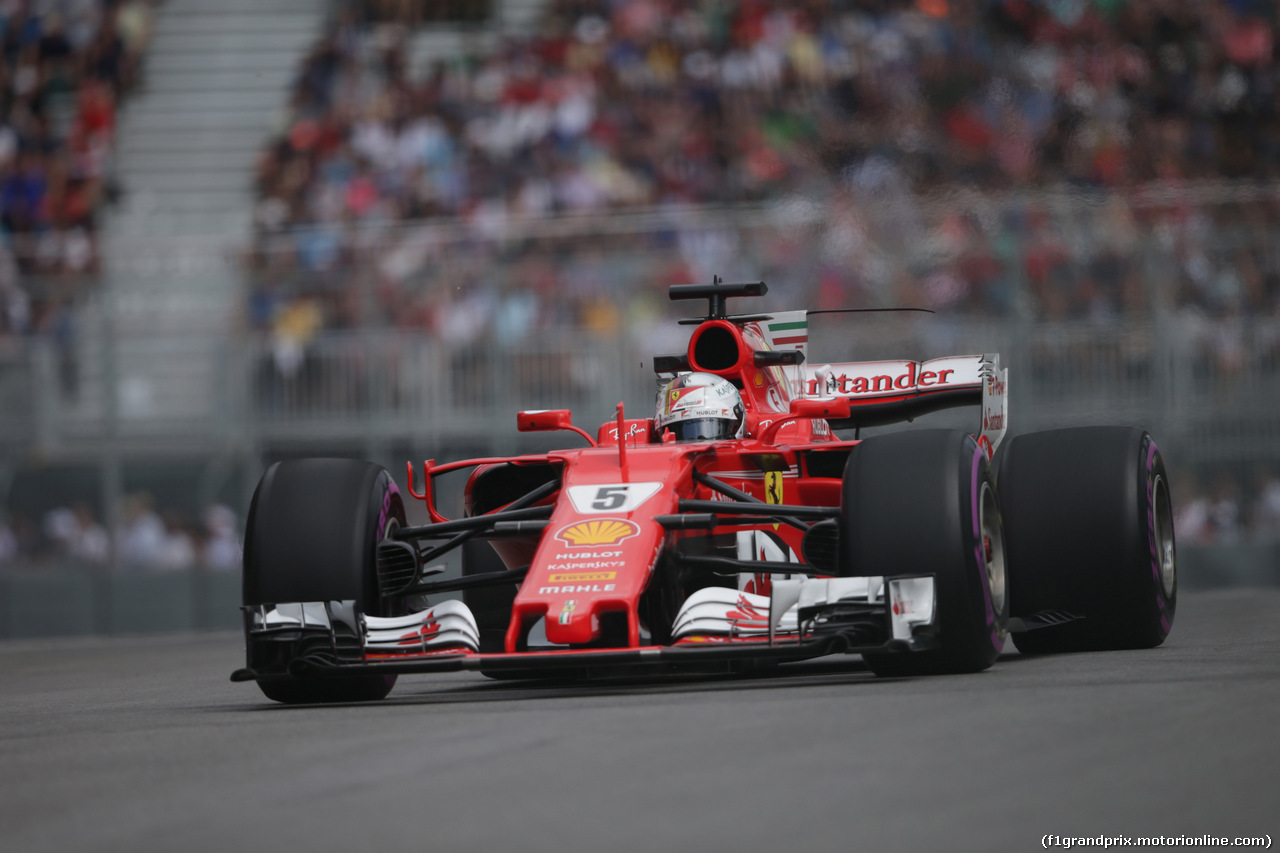 GP CANADA, 09.06.2017- Prove Libere 2, Sebastian Vettel (GER) Ferrari SF70H