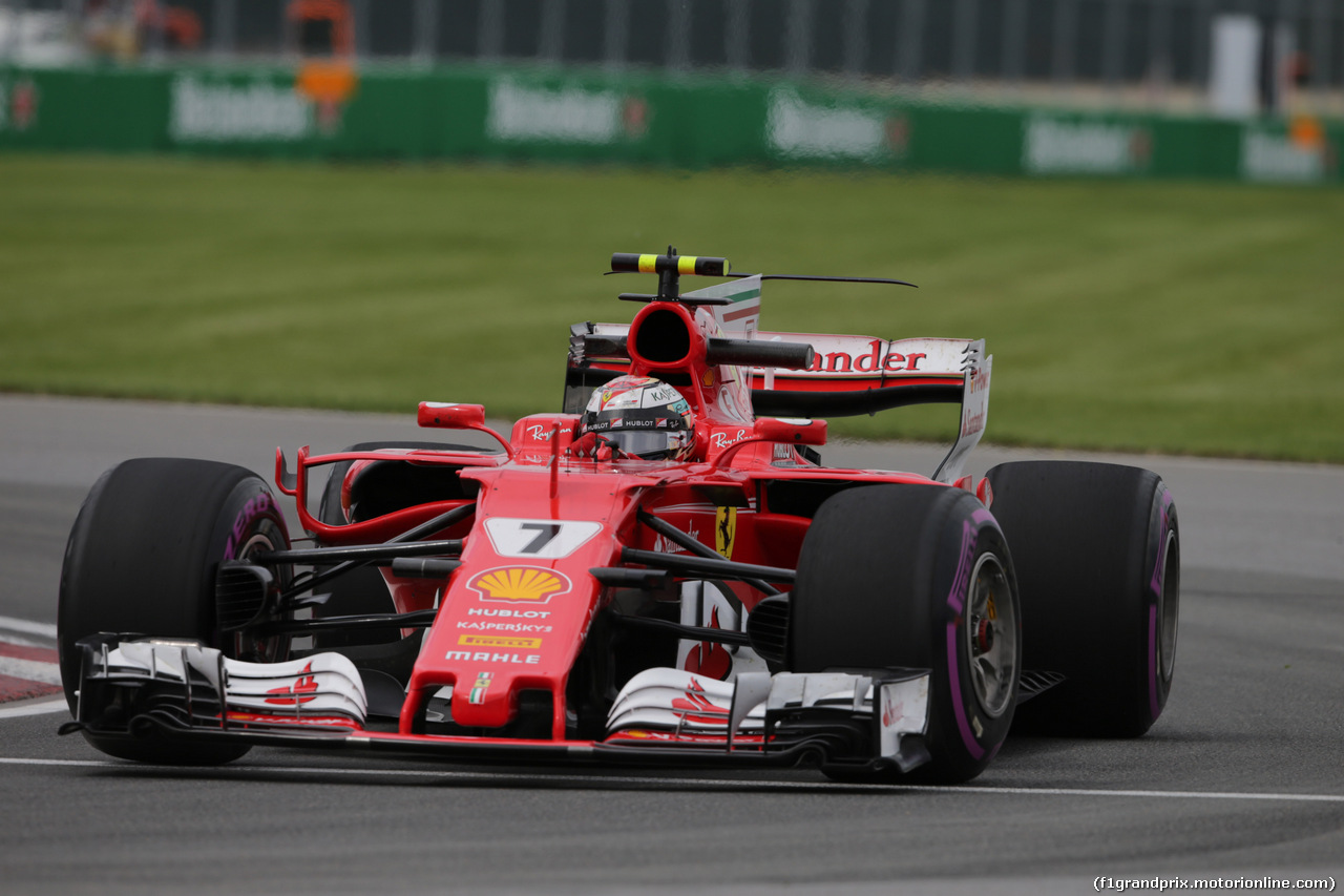 GP CANADA, 09.06.2017- Prove Libere 2, Kimi Raikkonen (FIN) Ferrari SF70H