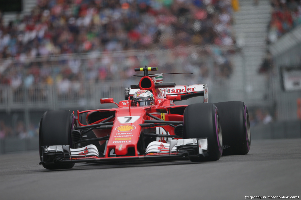 GP CANADA, 09.06.2017- Prove Libere 2, Kimi Raikkonen (FIN) Ferrari SF70H