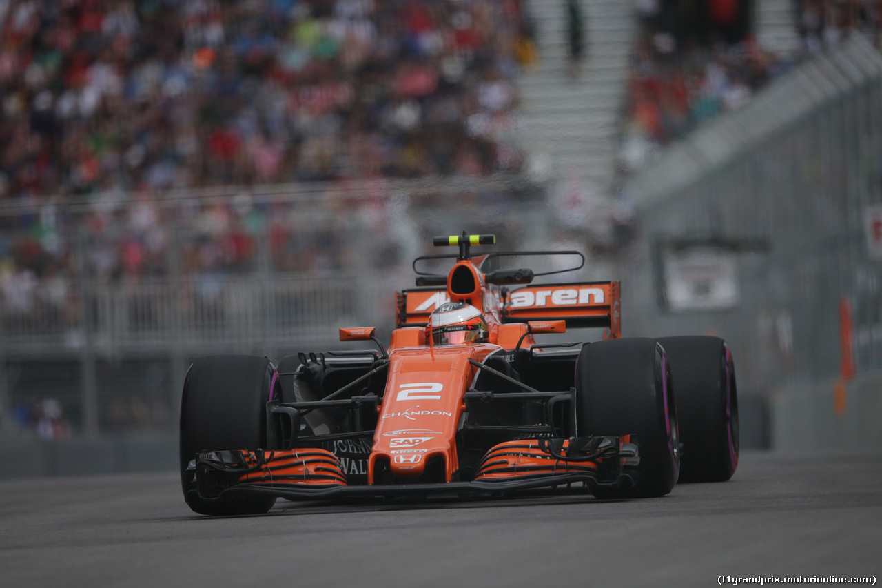 GP CANADA, 09.06.2017- Prove Libere 2, Stoffel Vandoorne (BEL) McLaren MCL32