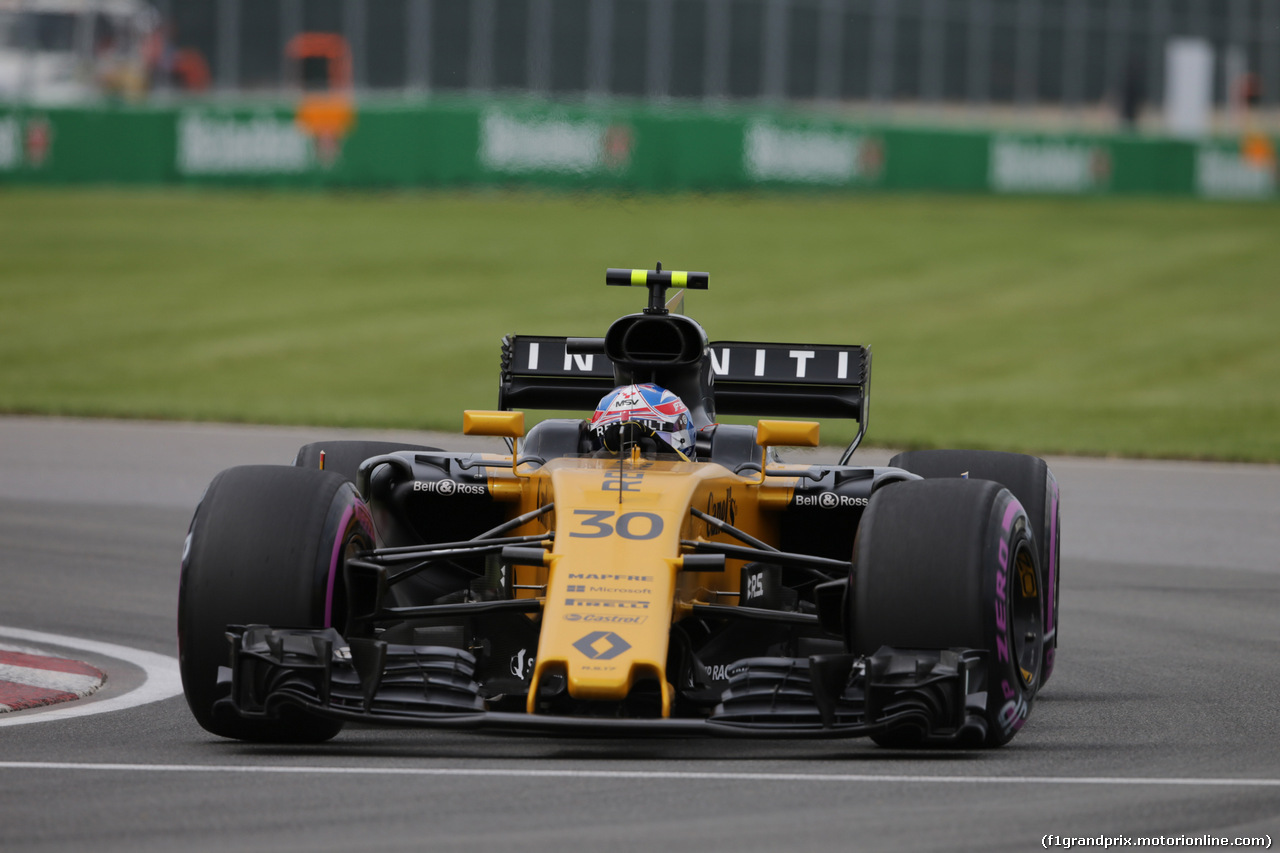 GP CANADA, 09.06.2017- Prove Libere 2, Jolyon Palmer (GBR) Renault Sport F1 Team RS17