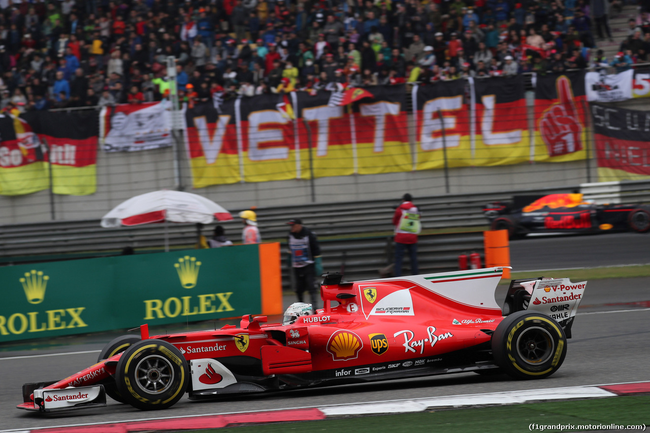 GP CINA, 09.04.2017 - Gara, Sebastian Vettel (GER) Ferrari SF70H