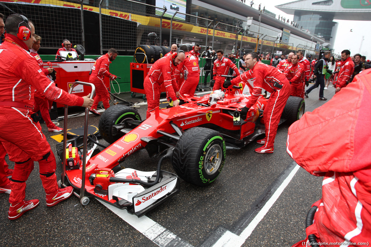 GP CINA, 09.04.2017 - Gara, Sebastian Vettel (GER) Ferrari SF70H