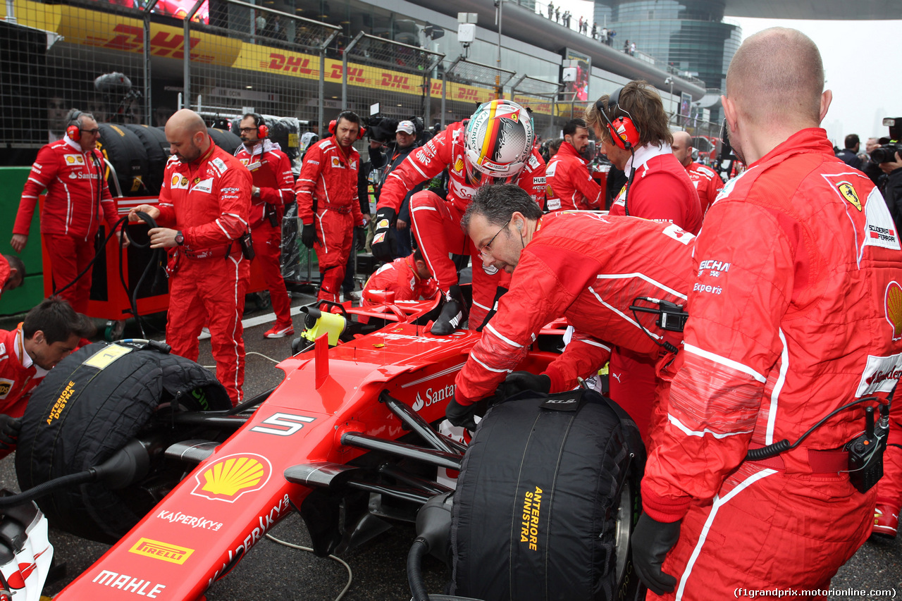 GP CINA, 09.04.2017 - Gara, Sebastian Vettel (GER) Ferrari SF70H