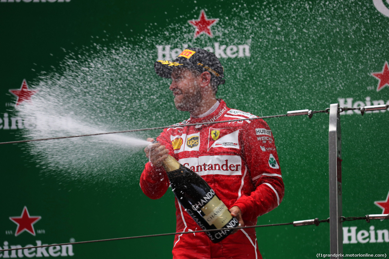 GP CINA, 09.04.2017 - Gara, 2nd place Sebastian Vettel (GER) Ferrari SF70H