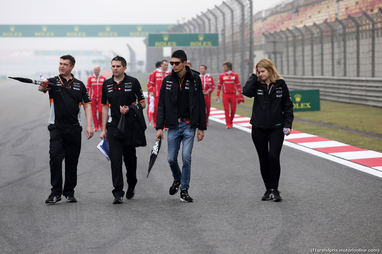 GP CINA, 06.04.2017 - Esteban Ocon (FRA) Sahara Force India F1 VJM10