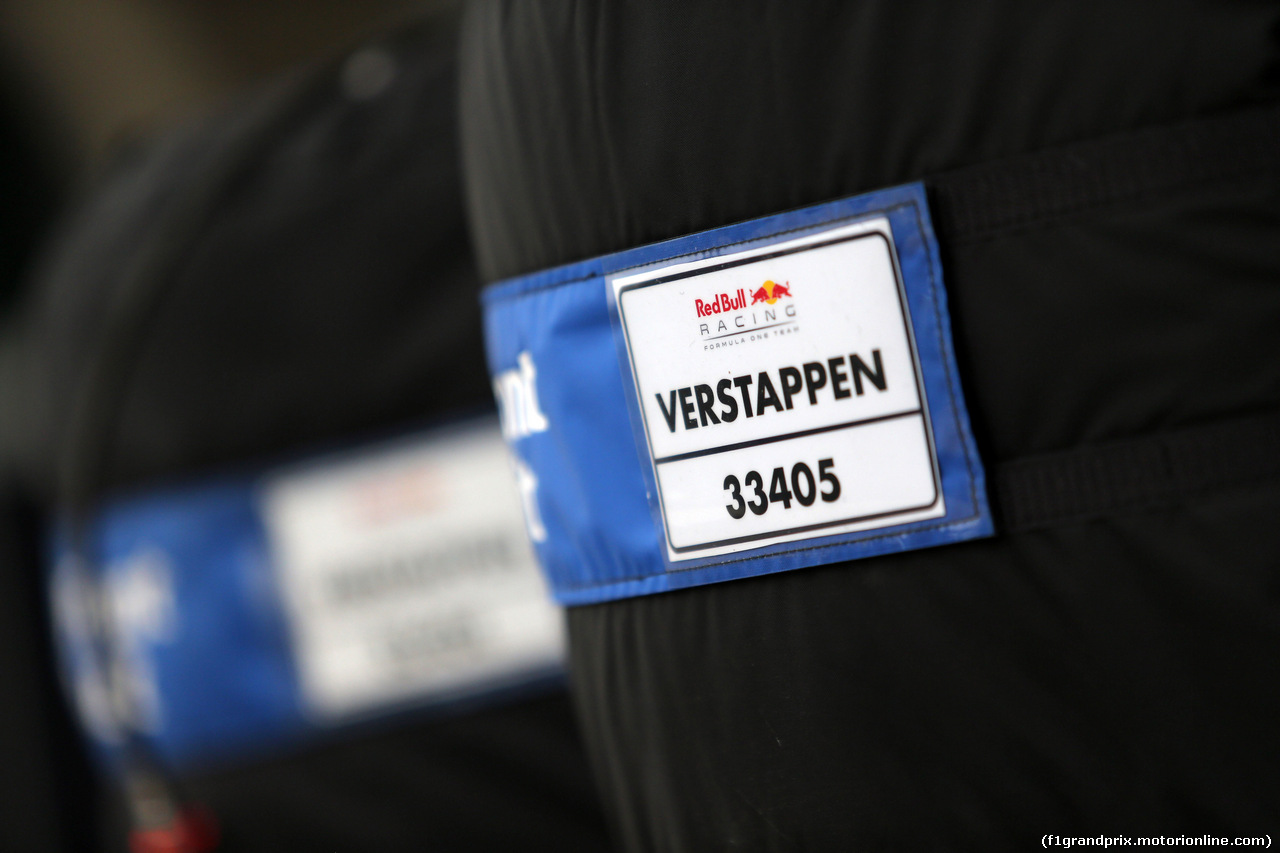 GP CINA, 06.04.2017 - Pirelli Tyres of Max Verstappen (NED) Red Bull Racing RB13