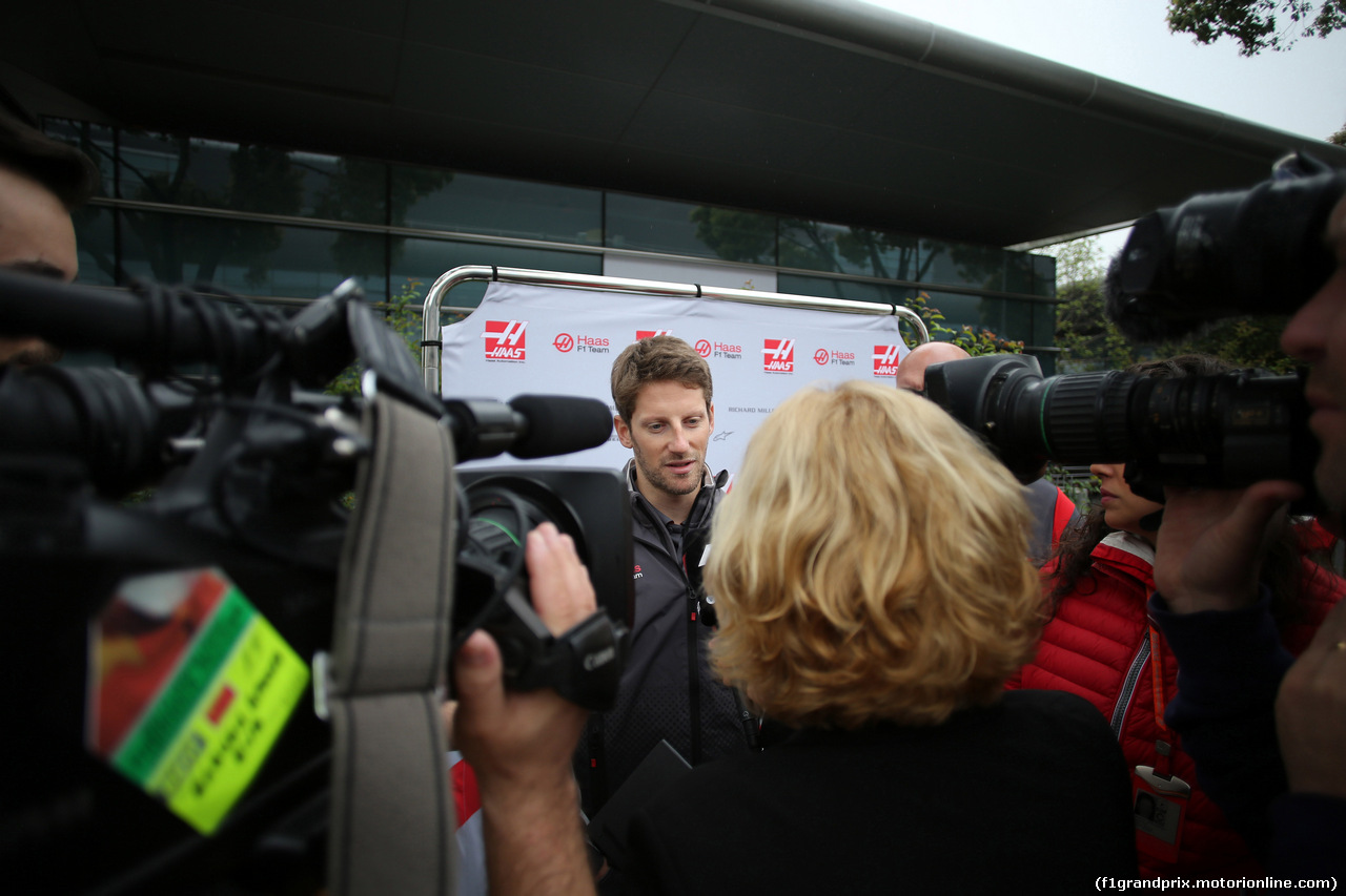 GP CINA, 06.04.2017 - Romain Grosjean (FRA) Haas F1 Team VF-17