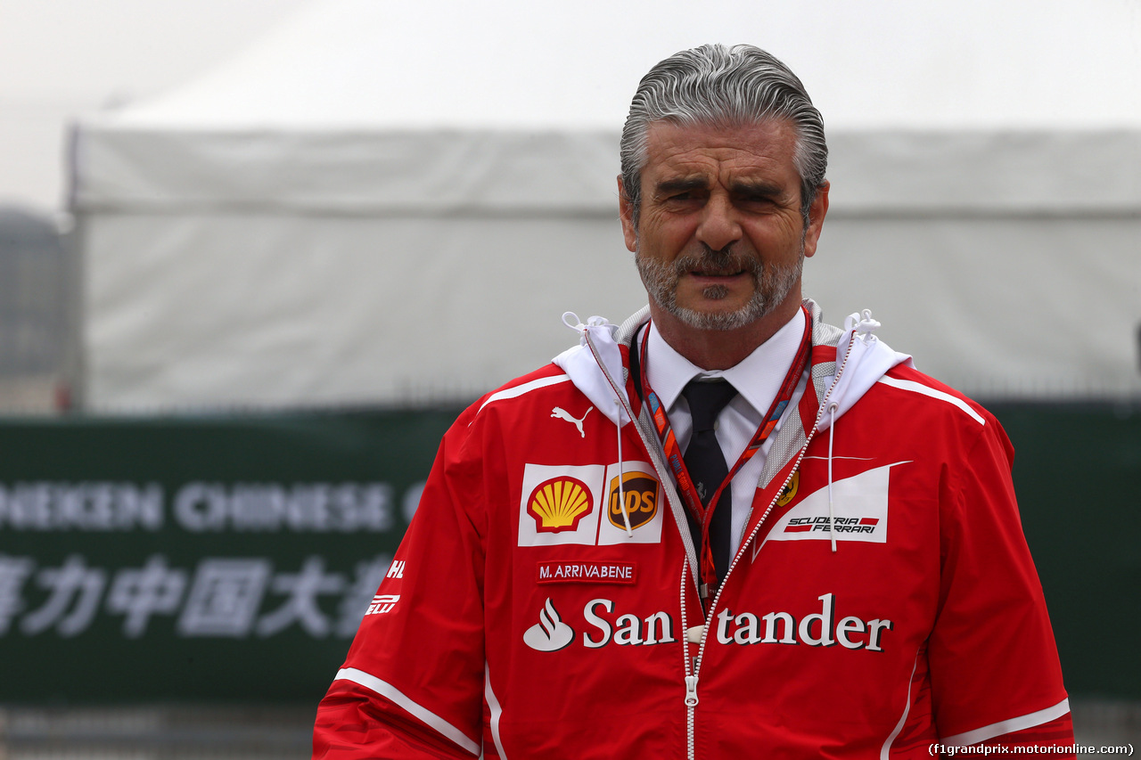 GP CINA, 06.04.2017 - Maurizio Arrivabene (ITA) Ferrari Team Principal
