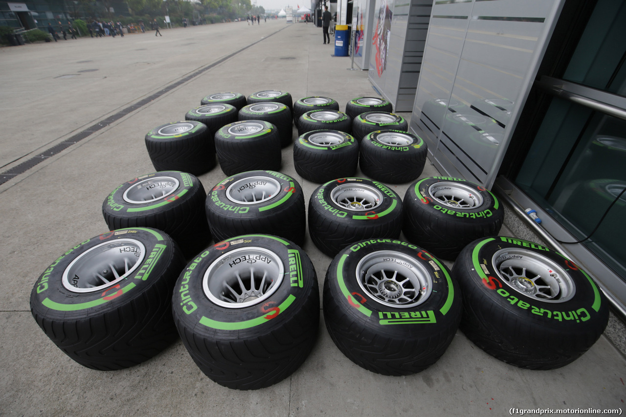 GP CINA, 06.04.2017 - Pirelli Tyres