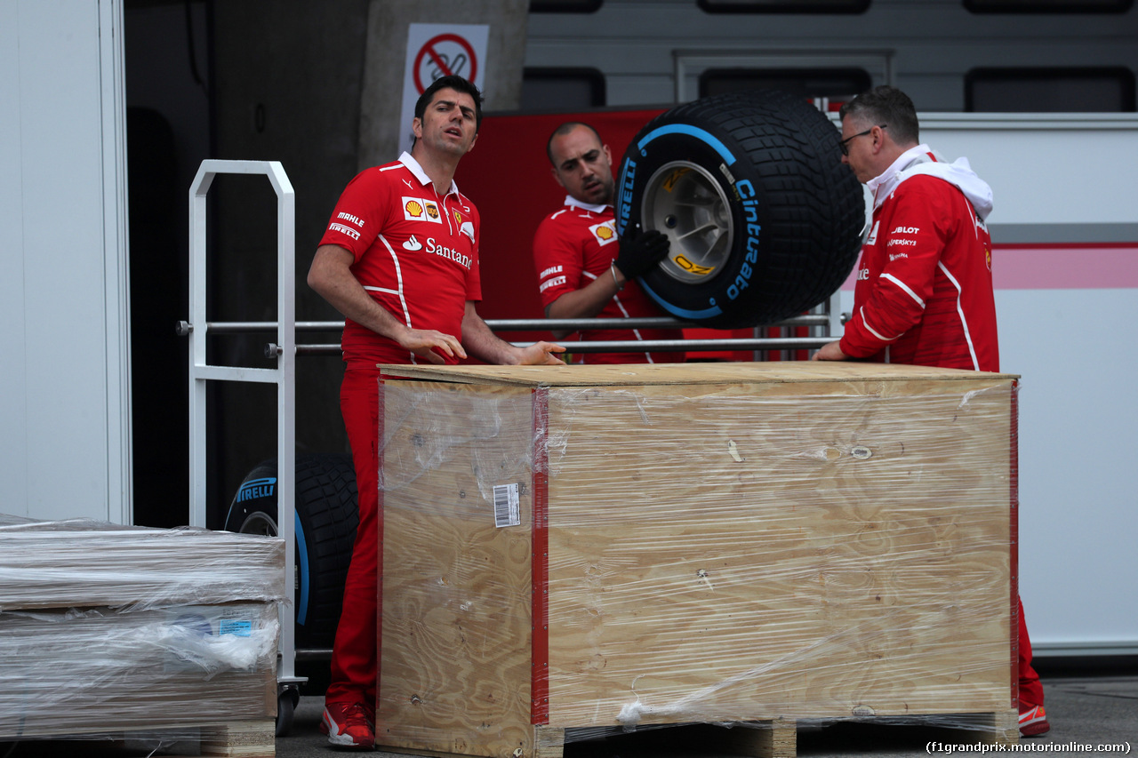 GP CINA, 06.04.2017 - Pirelli Tyre of Ferrari