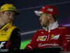 GP CINA, 06.04.2017 - Conferenza Stampa, Nico Hulkenberg (GER) Renault Sport F1 Team RS17 e Sebastian Vettel (GER) Ferrari SF70H