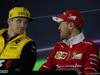 GP CINA, 06.04.2017 - Conferenza Stampa, Nico Hulkenberg (GER) Renault Sport F1 Team RS17 e Sebastian Vettel (GER) Ferrari SF70H