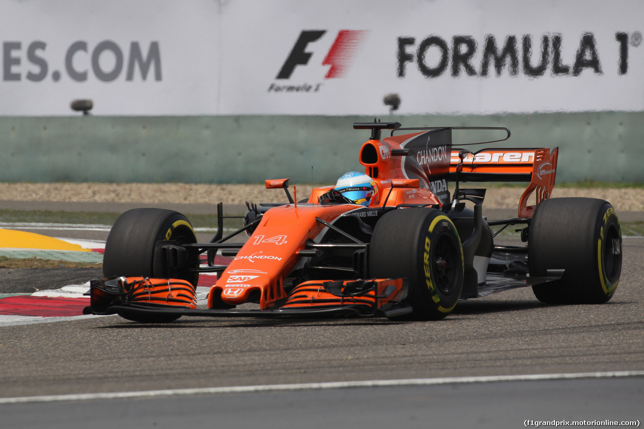 GP CINA, 07.04.2017 - Prove Libere 3, Fernando Alonso (ESP) McLaren MCL32