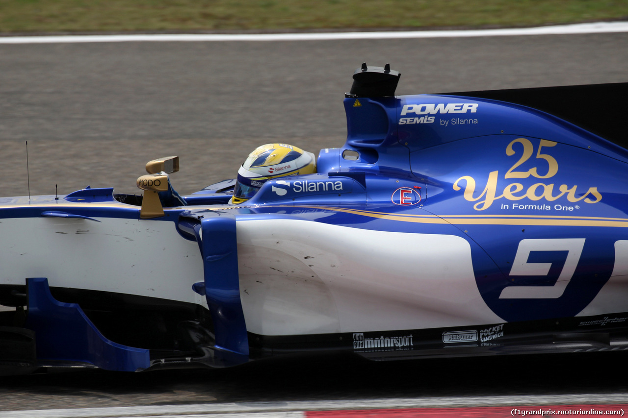 GP CINA, 07.04.2017 - Prove Libere 3, Marcus Ericsson (SUE) Sauber C36
