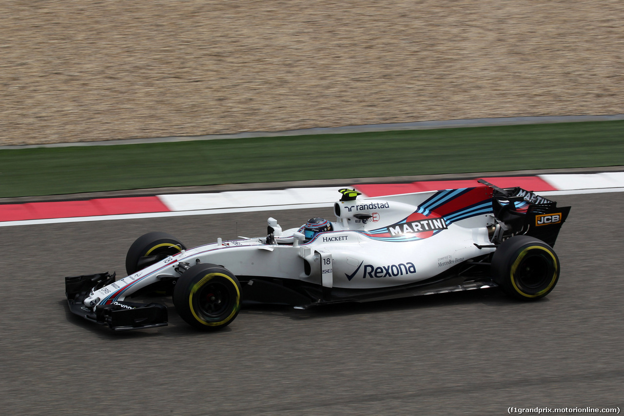 GP CINA, 07.04.2017 - Prove Libere 3, Lance Stroll (CDN) Williams FW40