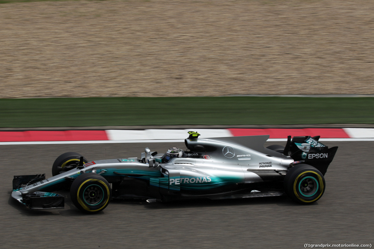 GP CINA, 07.04.2017 - Prove Libere 3, Valtteri Bottas (FIN) Mercedes AMG F1 W08