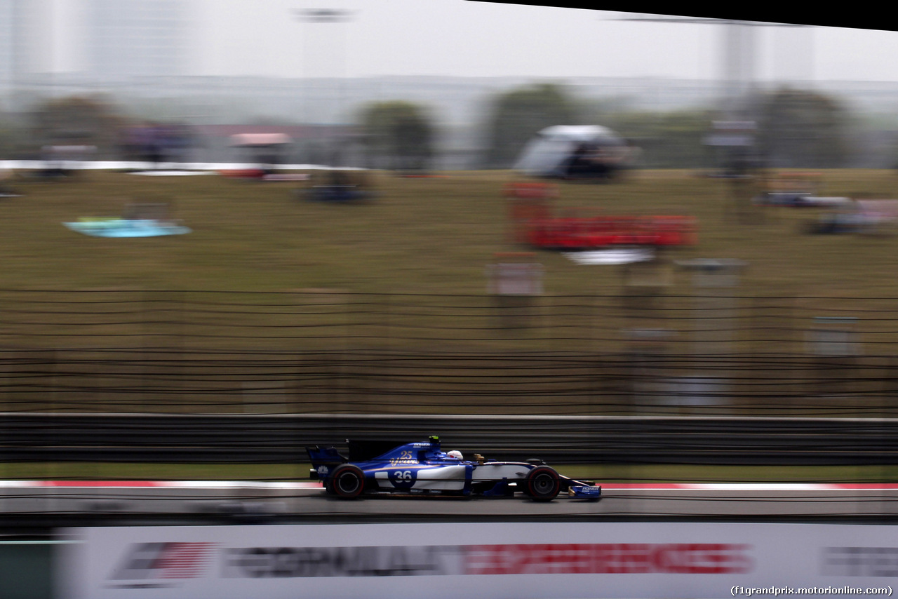 GP CINA, 07.04.2017 - Prove Libere 3, Antonio Giovinazzi (ITA) Sauber C36