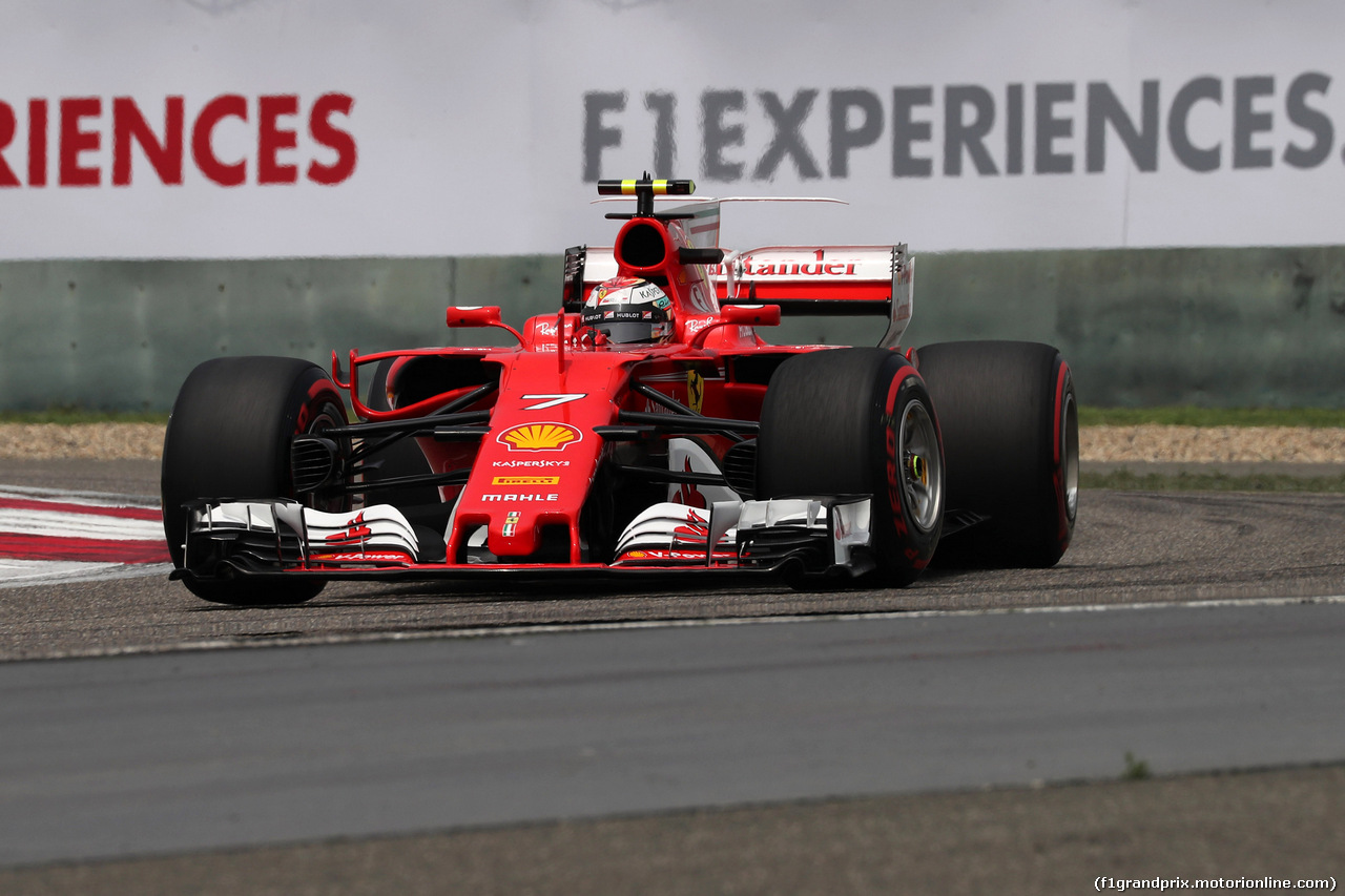 GP CINA, 07.04.2017 - Prove Libere 3, Kimi Raikkonen (FIN) Ferrari SF70H