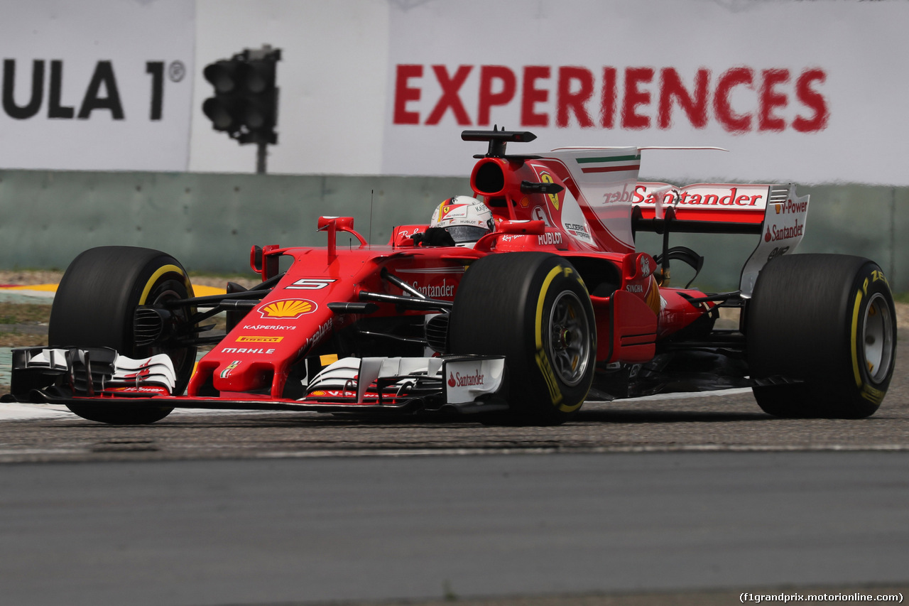 GP CINA, 07.04.2017 - Prove Libere 3, Sebastian Vettel (GER) Ferrari SF70H