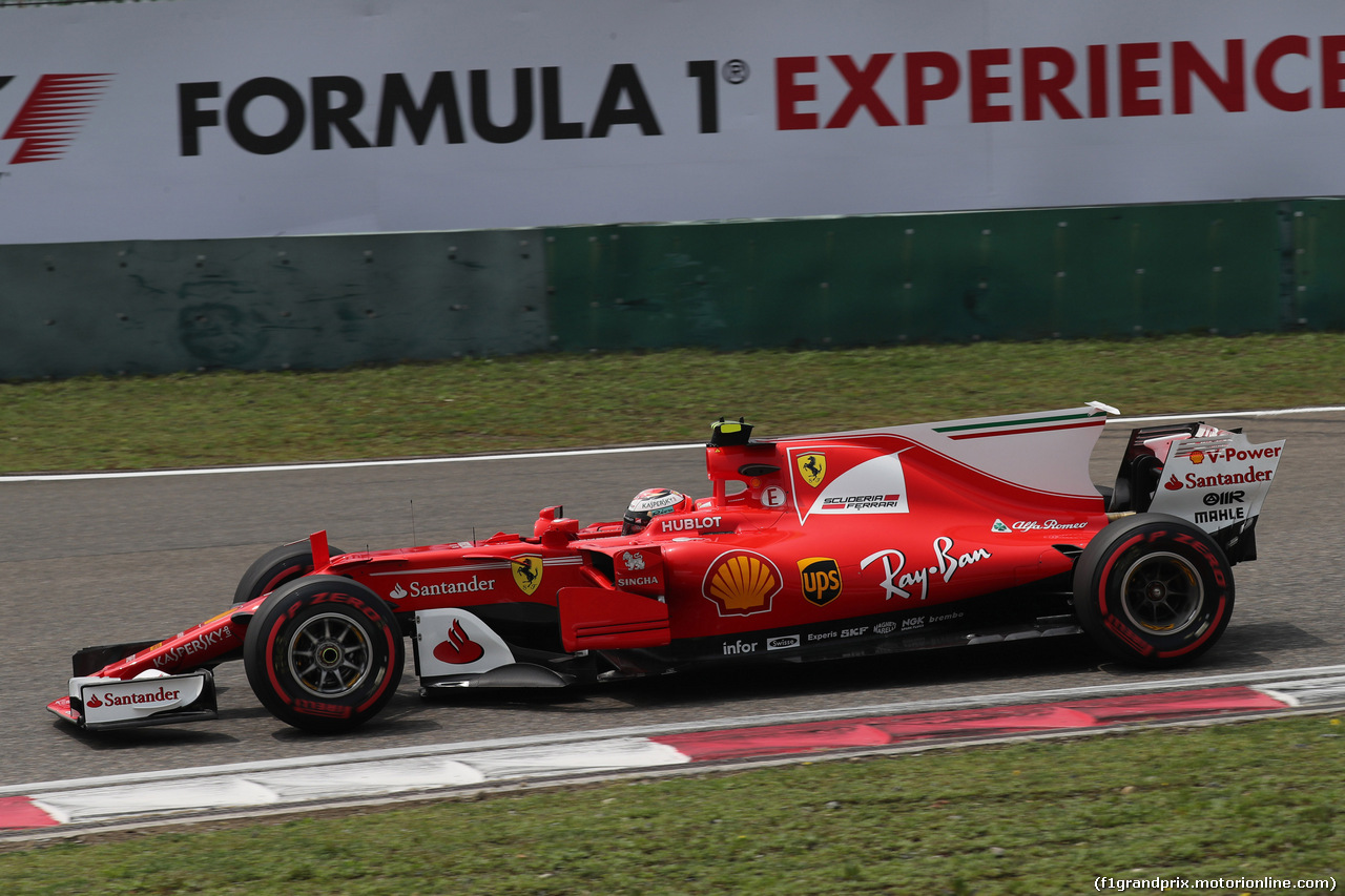 GP CINA, 07.04.2017 - Prove Libere 3, Kimi Raikkonen (FIN) Ferrari SF70H