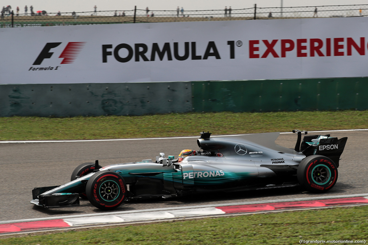 GP CINA, 07.04.2017 - Prove Libere 3, Lewis Hamilton (GBR) Mercedes AMG F1 W08