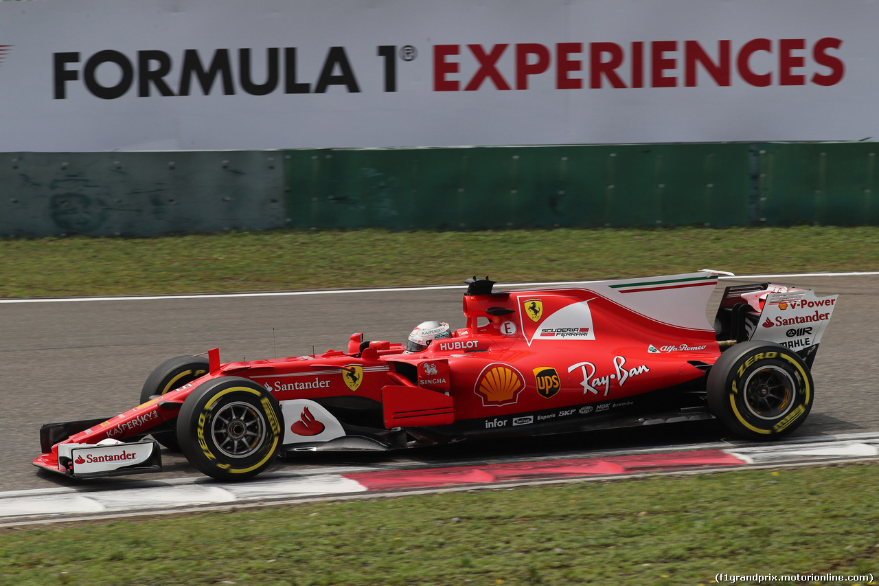 GP CINA, 07.04.2017 - Prove Libere 3, Sebastian Vettel (GER) Ferrari SF70H
