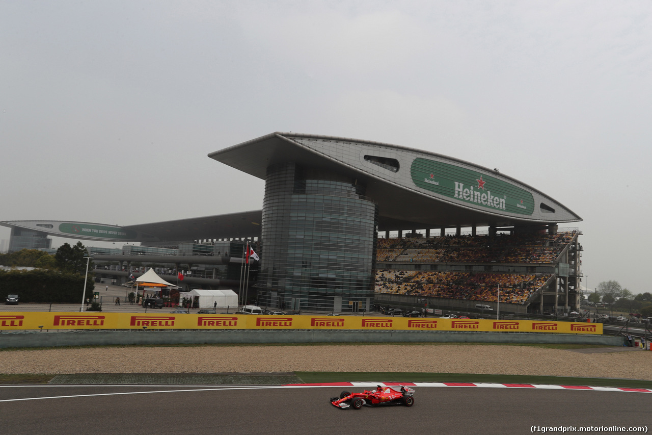 GP CINA, 07.04.2017 - Prove Libere 3, Sebastian Vettel (GER) Ferrari SF70H