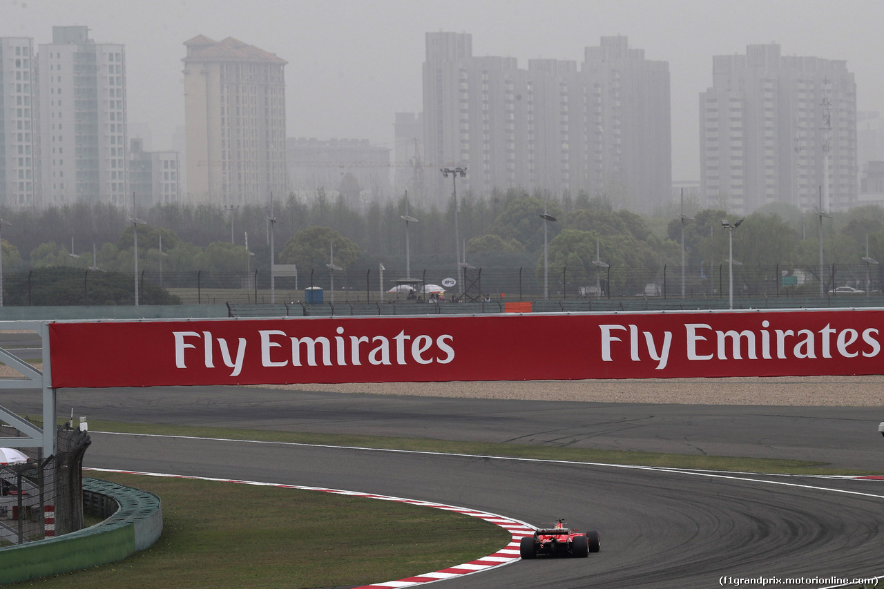 GP CINA, 07.04.2017 - Prove Libere 3, Sebastian Vettel (GER) Ferrari SF70H