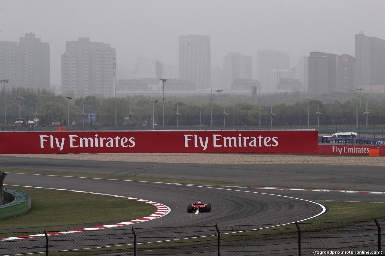 GP CINA, 07.04.2017 - Prove Libere 3, Sebastian Vettel (GER) Ferrari SF70H