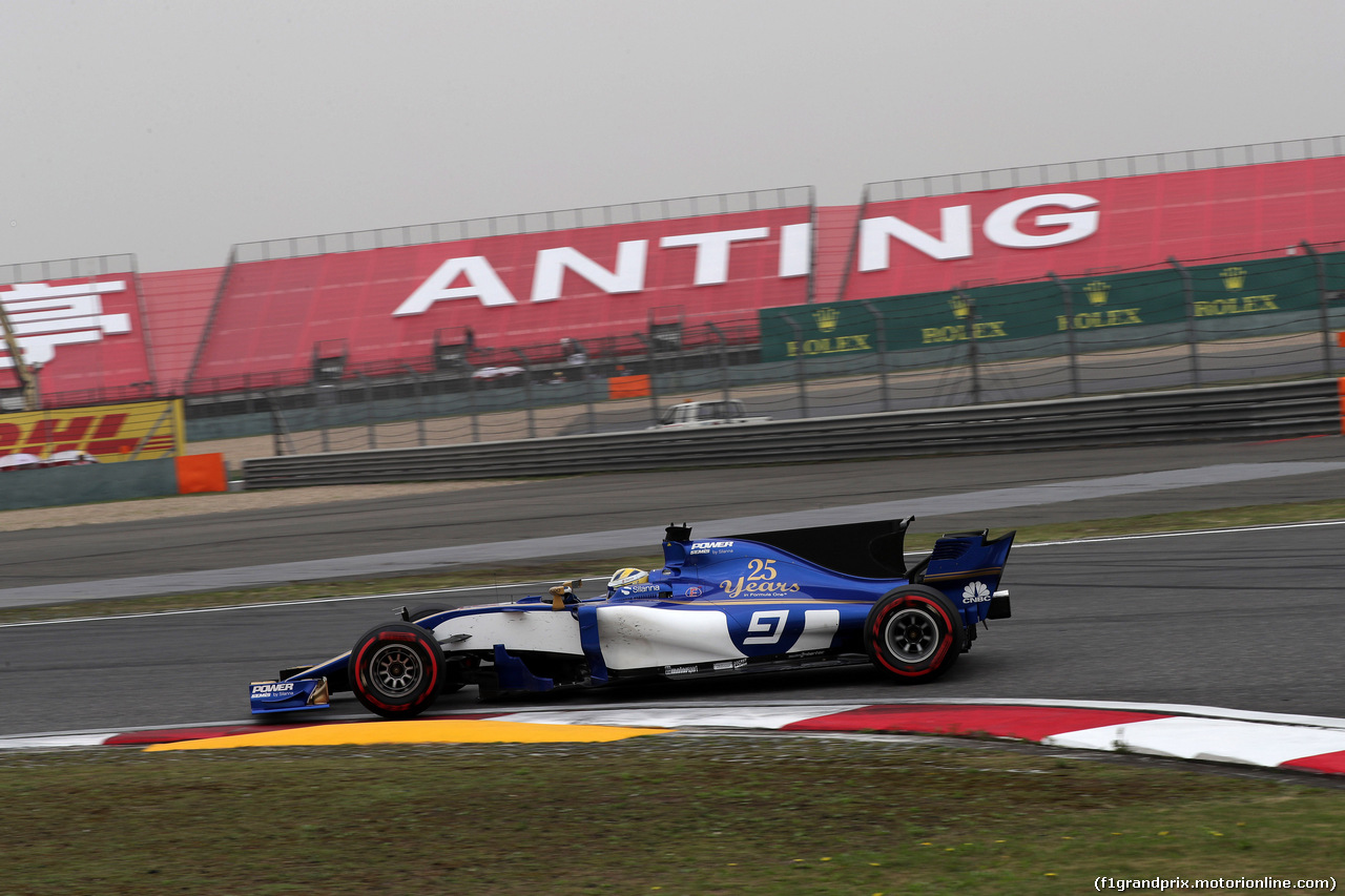 GP CINA, 07.04.2017 - Prove Libere 3, Marcus Ericsson (SUE) Sauber C36