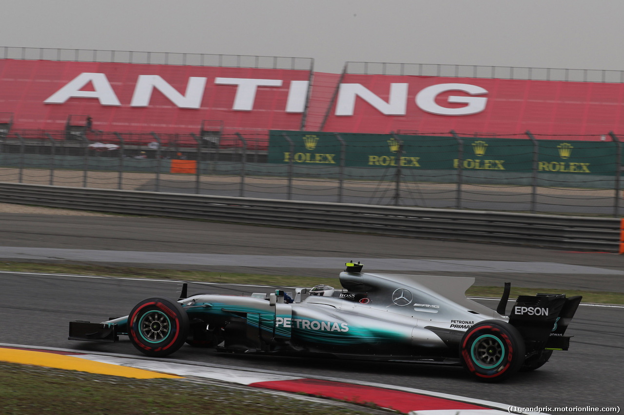 GP CINA, 07.04.2017 - Prove Libere 3, Valtteri Bottas (FIN) Mercedes AMG F1 W08